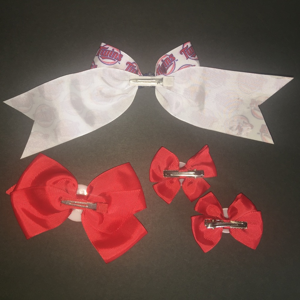 Minnesota Twins Hairbow Set - Picture 2 of 2